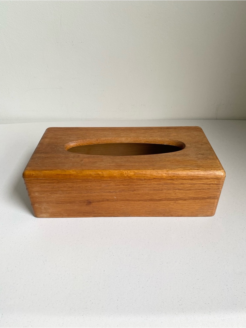 Vintage Wooden Tissue Box Cover Holder